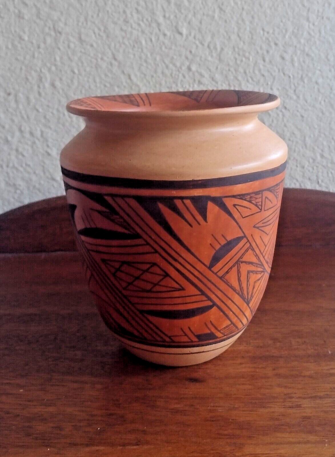 Beautiful Signed  Harrison Jim Jr. Hopi Polychrome Pottery