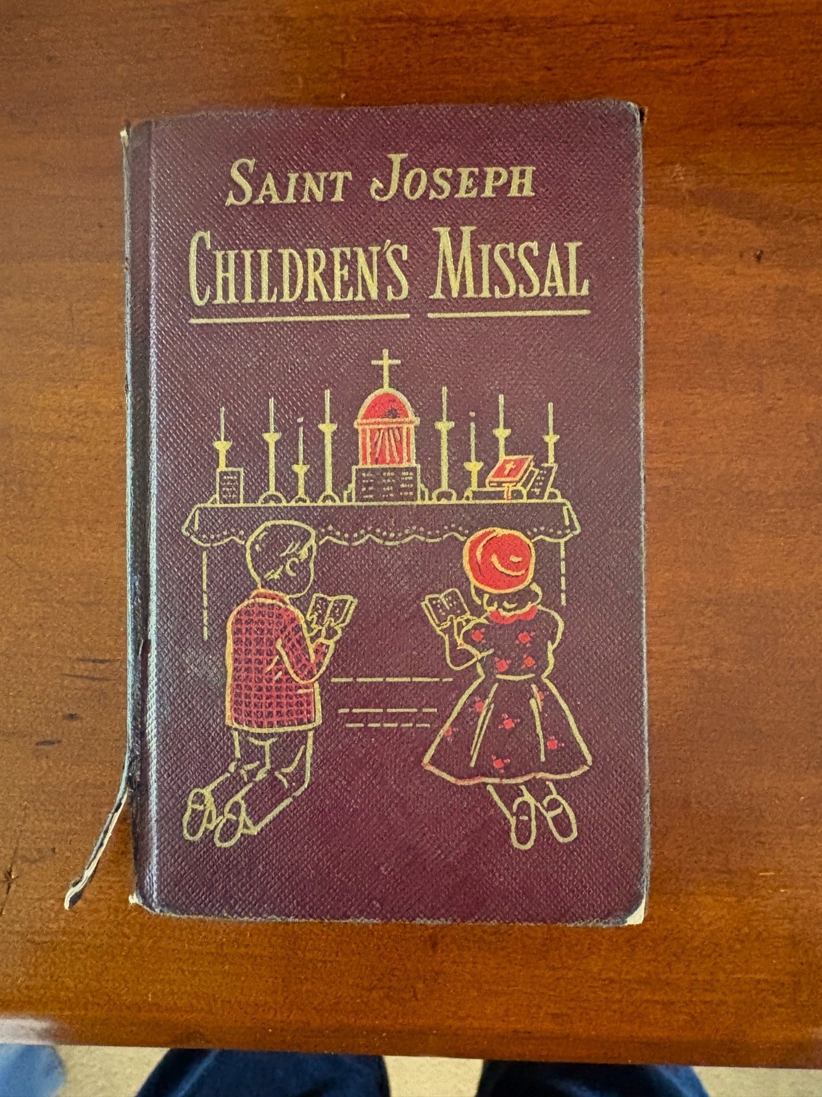 Vintage 1954 Vintage Saint Joseph Children\'s Missal Catholic Mass Rev H. Hoever