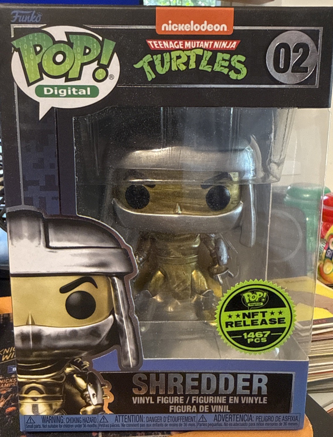 Funko Pop Digital: Teenage Mutant Ninja Turtles - Shredder Release 1467 PCs #02