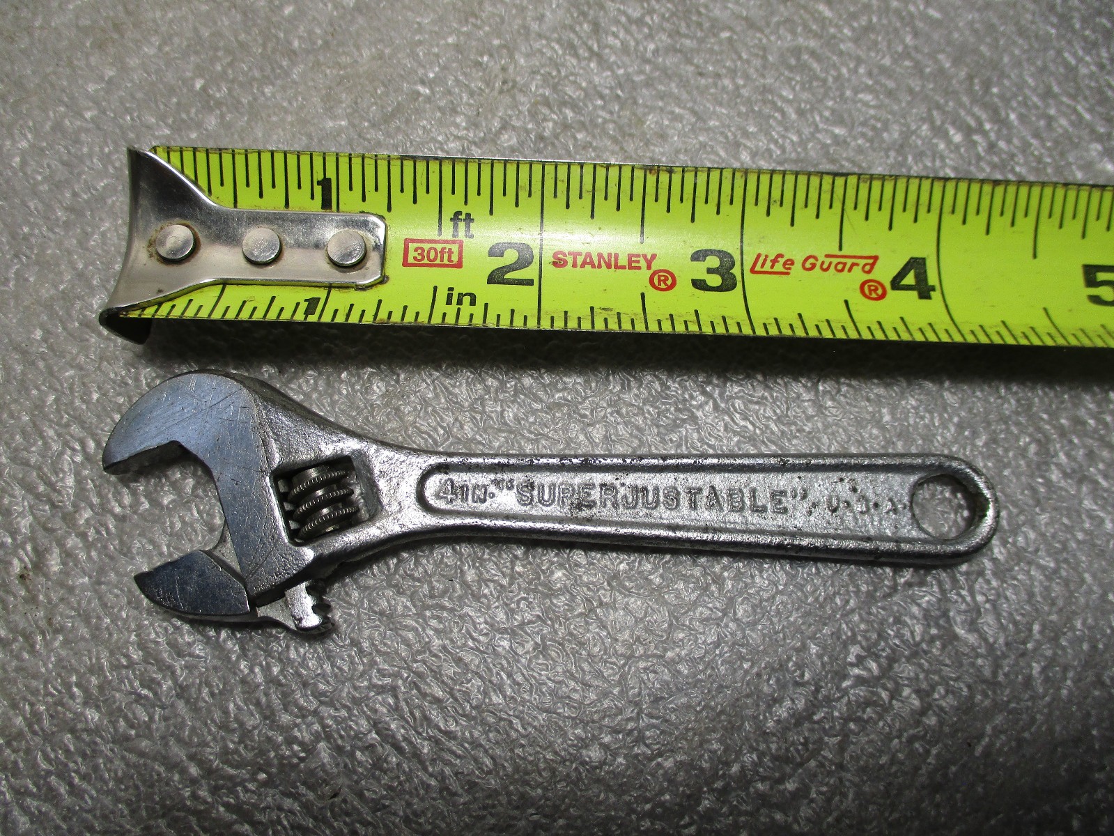 VTG J.H. Williams & Co. 4” Superjustable Adjustable Wrench USA Forged