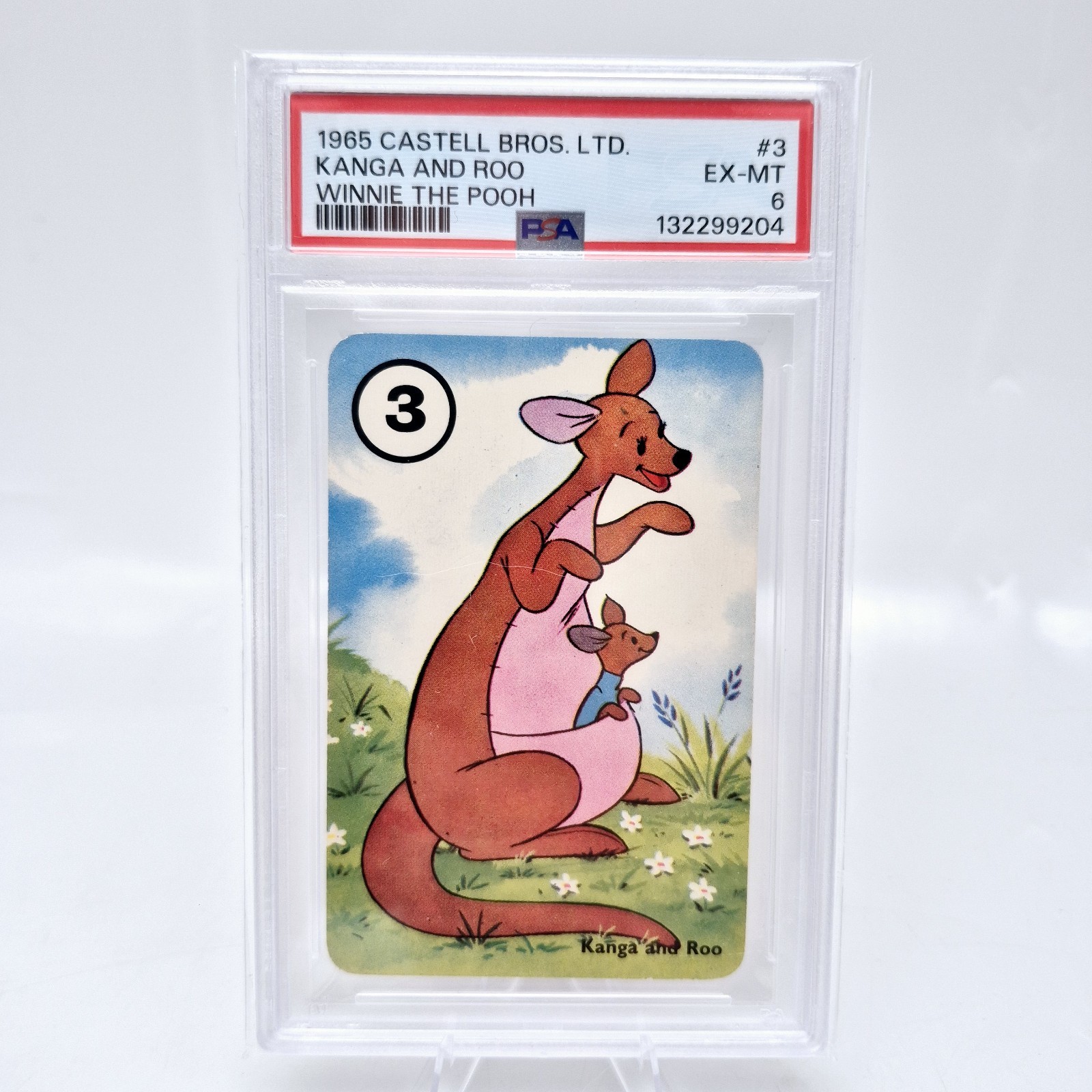1965 Disney Kanga and Roo #3 PSA 6 Winnie the Pooh Rookie Card