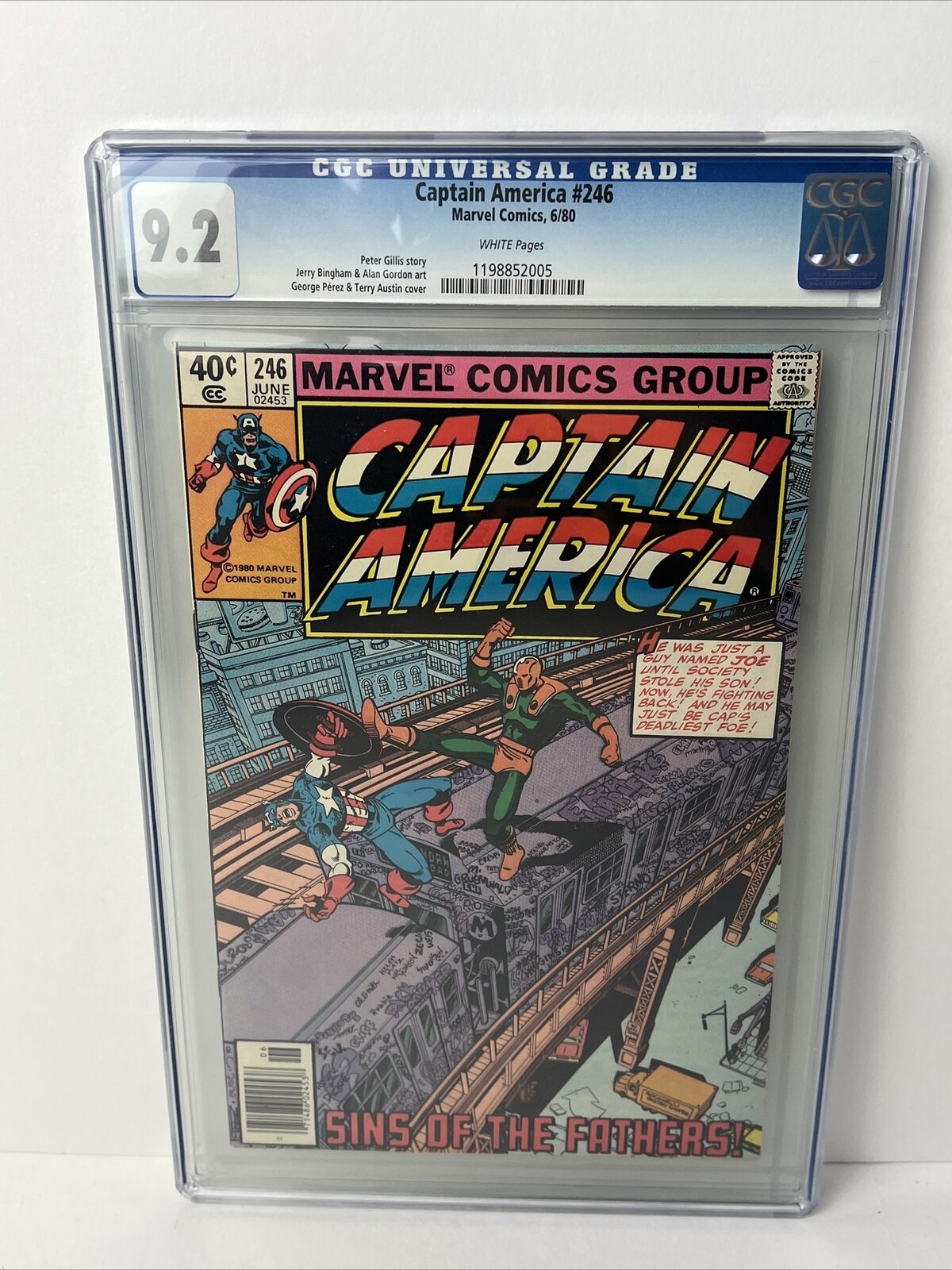Captain America #246 CGC 9.2 WP NM- \