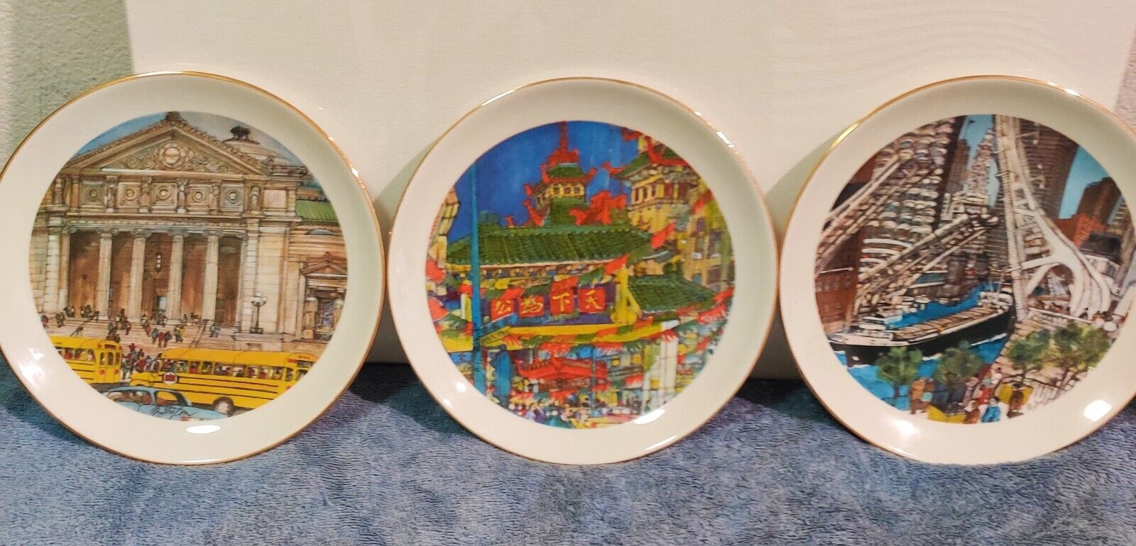 VTG Franklin McMahon 1979 PLATES Lot Chicago Collection Traffic Museum Chinatown