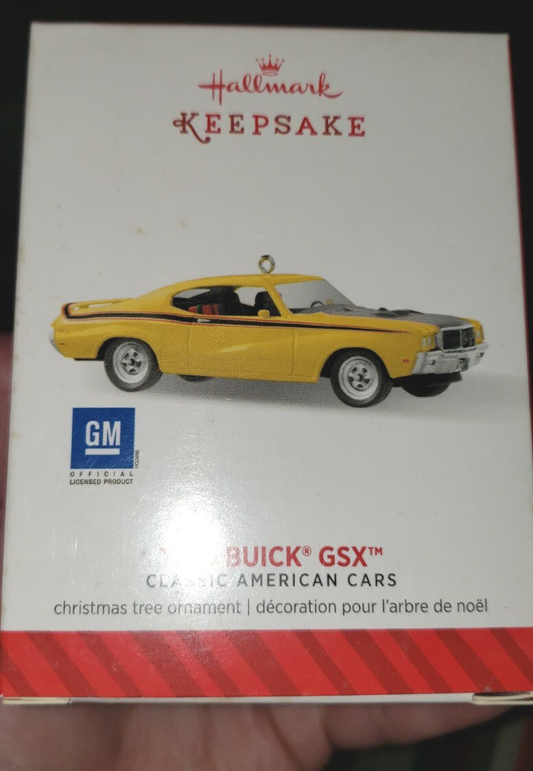 2014 Hallmark 1970 Buick GSX #24 in Classic American Car Series Ornament NIB NEW