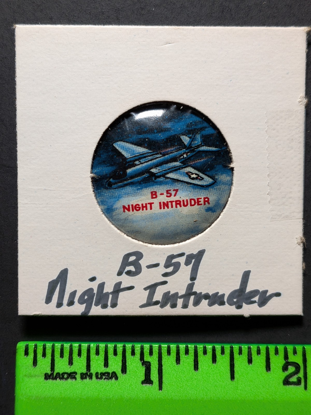 Vintage 1950\'s Plane B-57 Night Intruder Pinback Pin