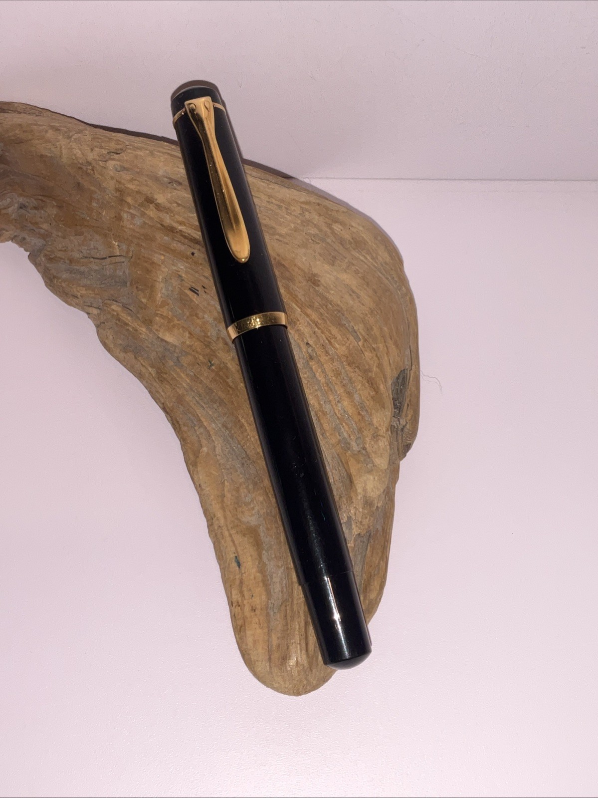 Vintage Pelikan Fountain Pen No. 15 Steel Nib Black Germany Working Tested