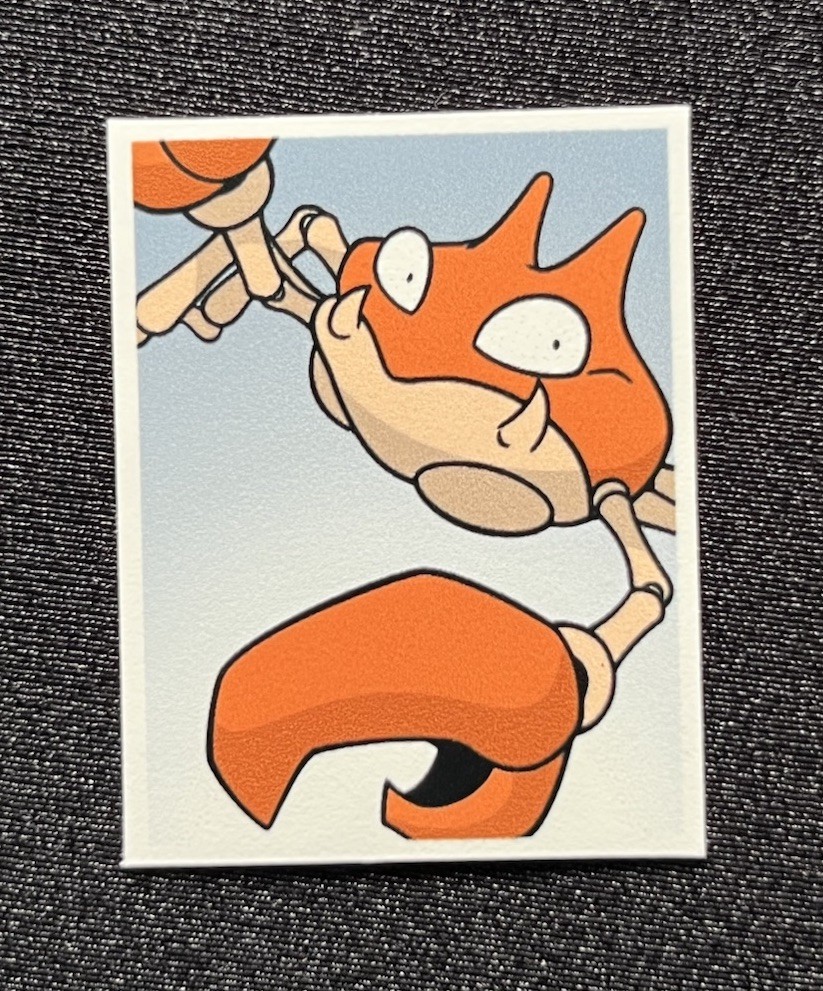 [Korea Exclusive] Krabby Pokemon Mini Passport ID Photo Sticker Collection 3