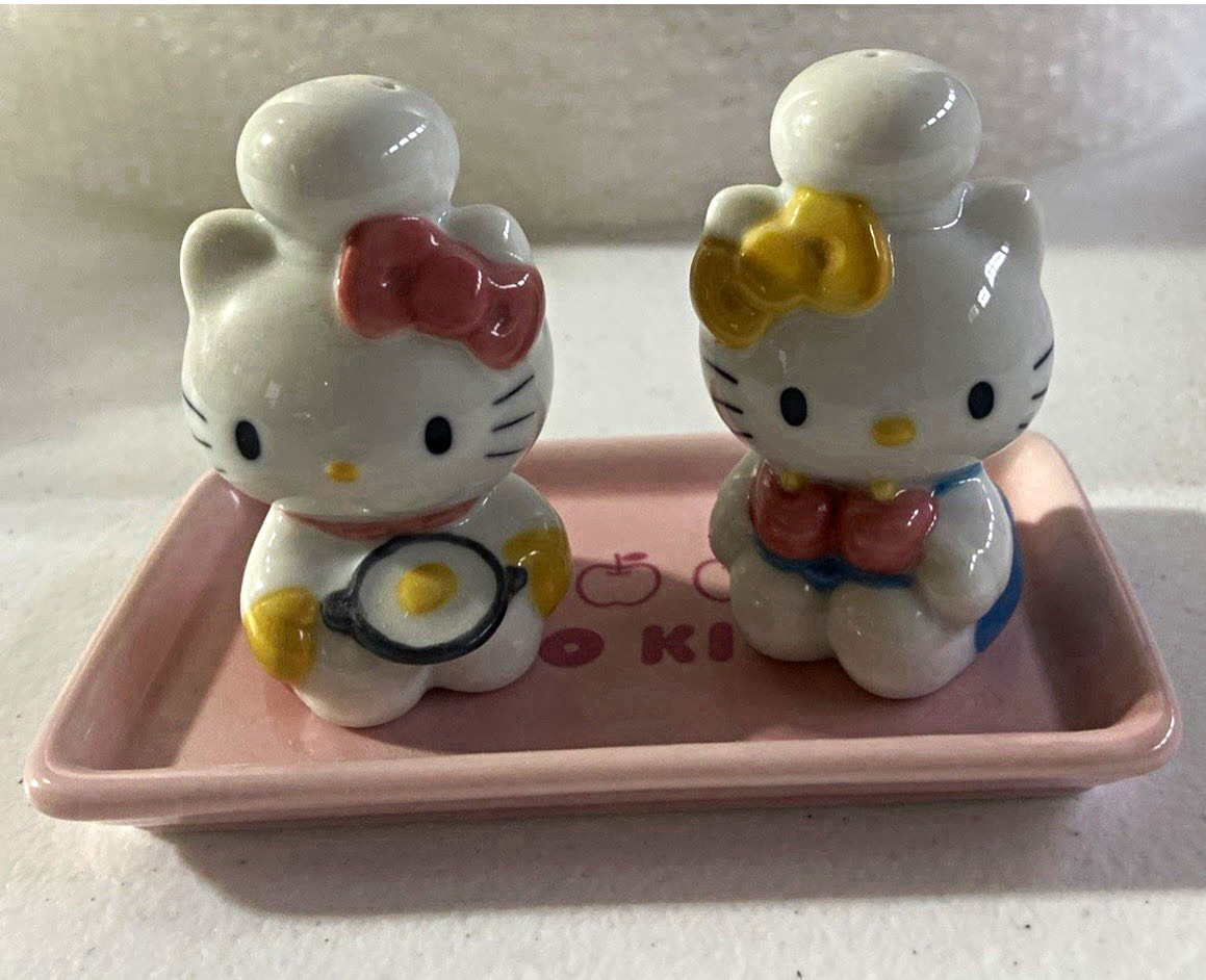 Vintage 2001 Sanrio Hello Kitty & Mimmy Spice Set Original Box NEW