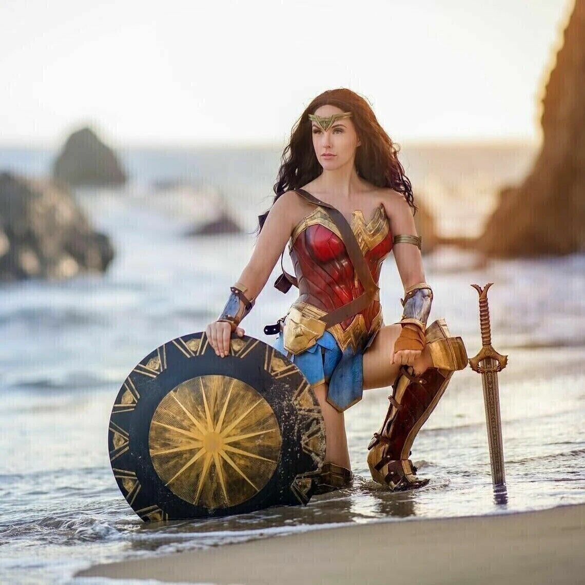Wonder Woman Shield Metal Movie Replica for Cosplay Handmade Wonder Women gifts
