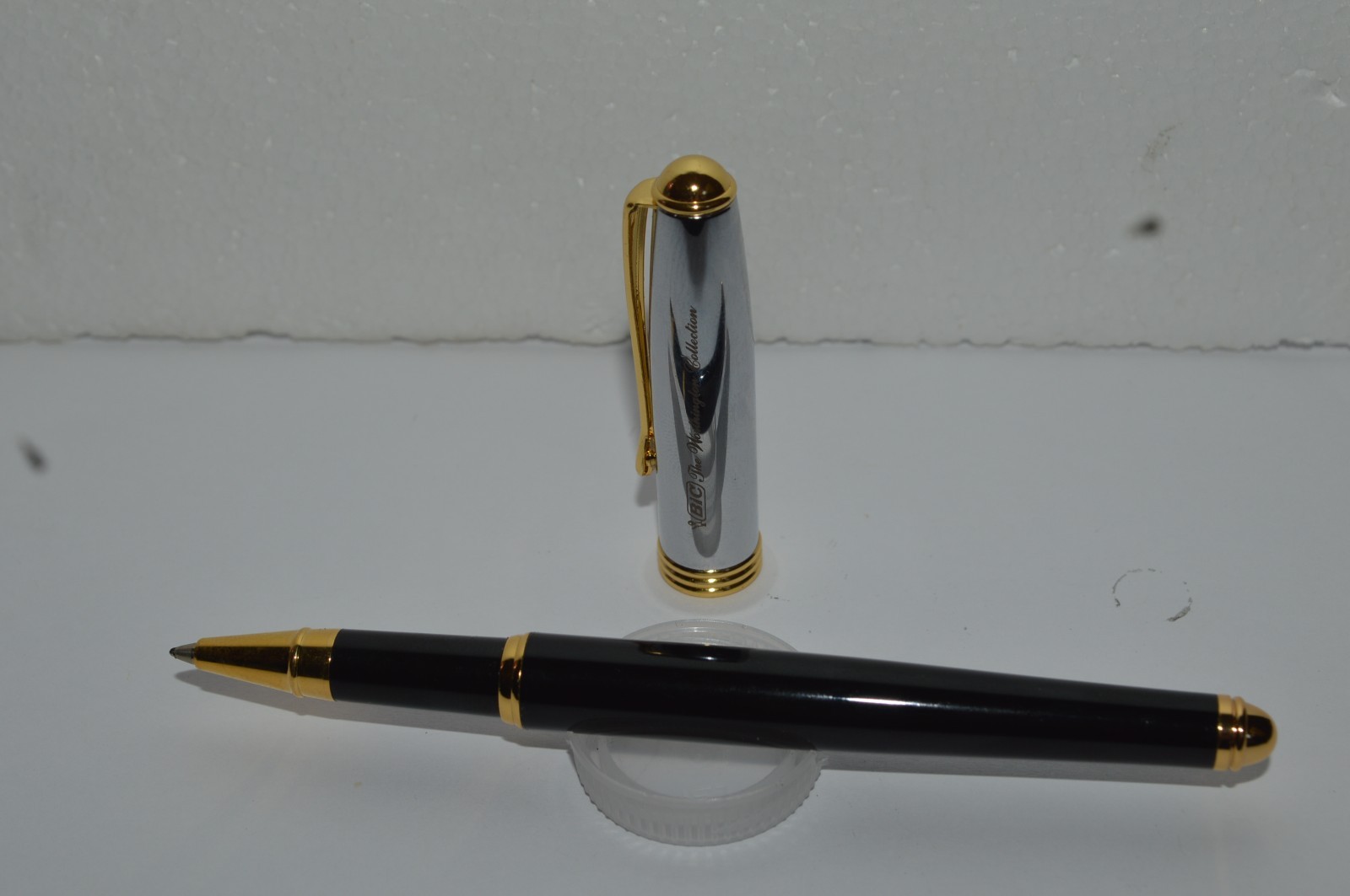 BIC Worthington Collection Rollerball Pen Black Lacquer Salesman's Sample NOS