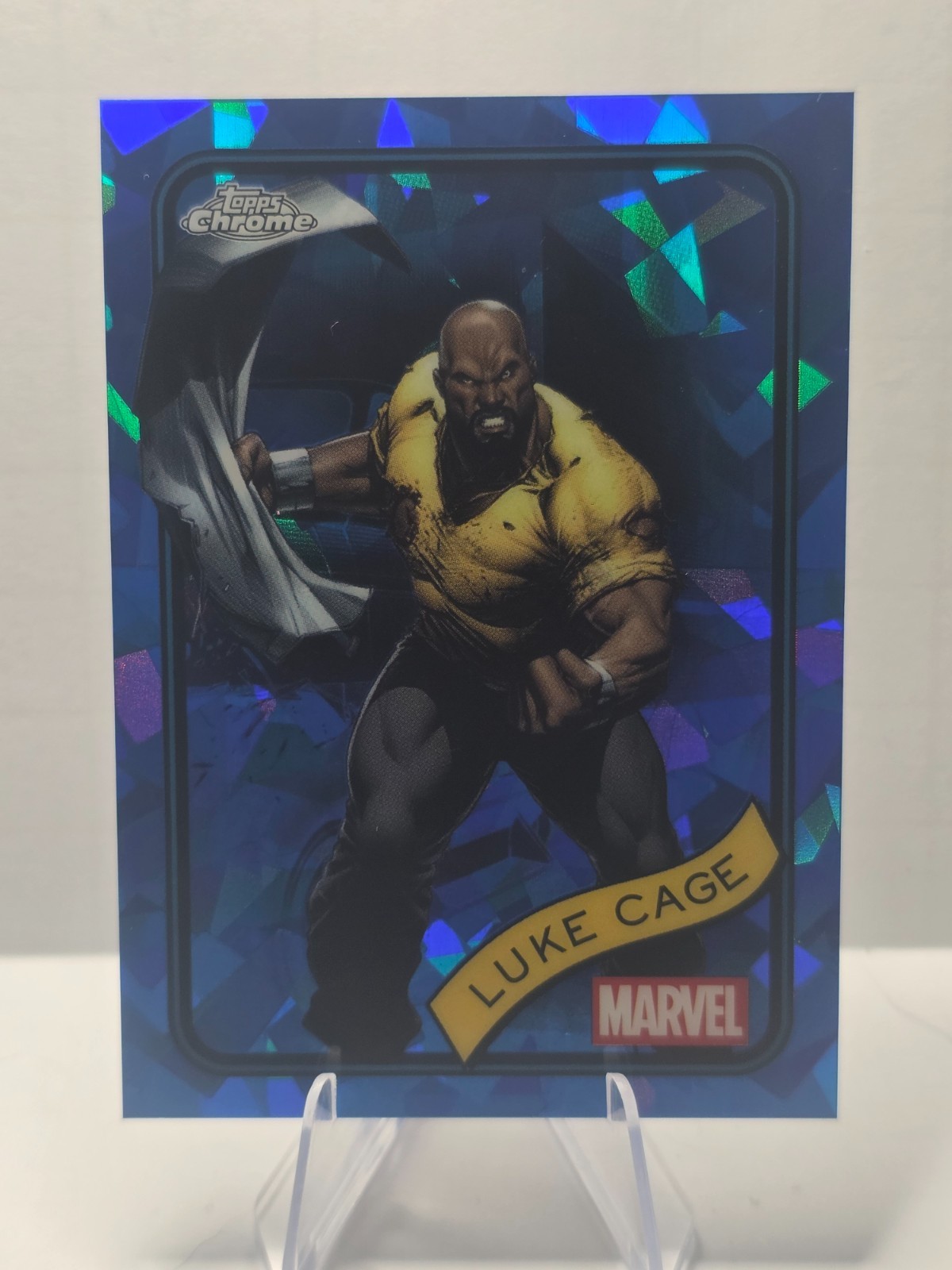 LUKE CAGE #111 2025 Topps Chrome Marvel SAPPHIRE 