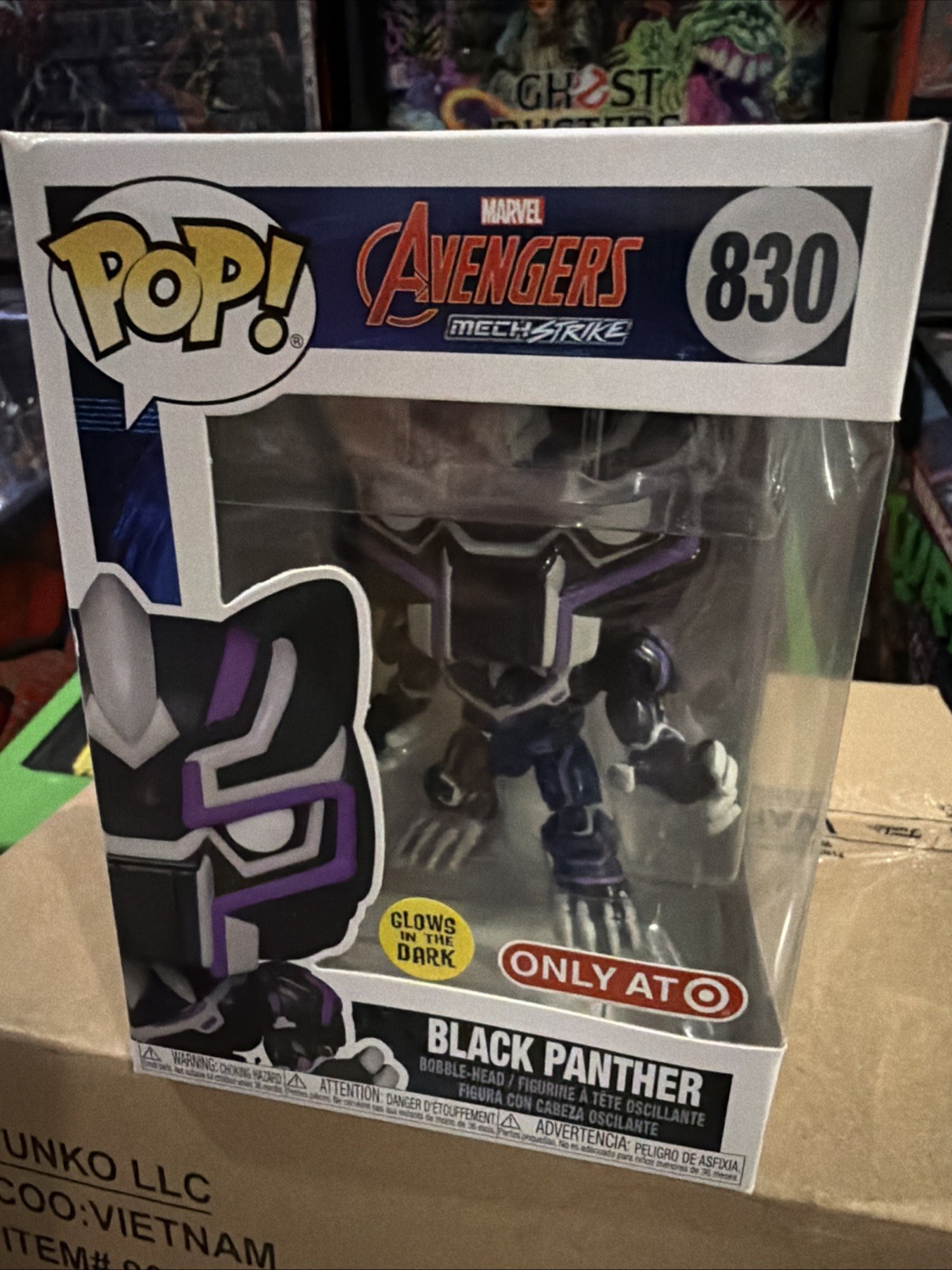 Funko Pop Vinyl: Marvel - Black Panther (Glows in the Dark) - Target 830