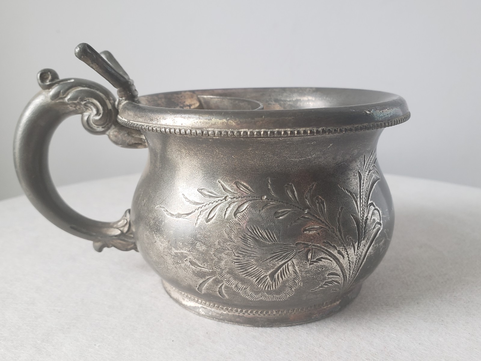 Vintage Wilcox Quadruple Silver Plate Shaving Co Quadruple Plate Shaving Mug