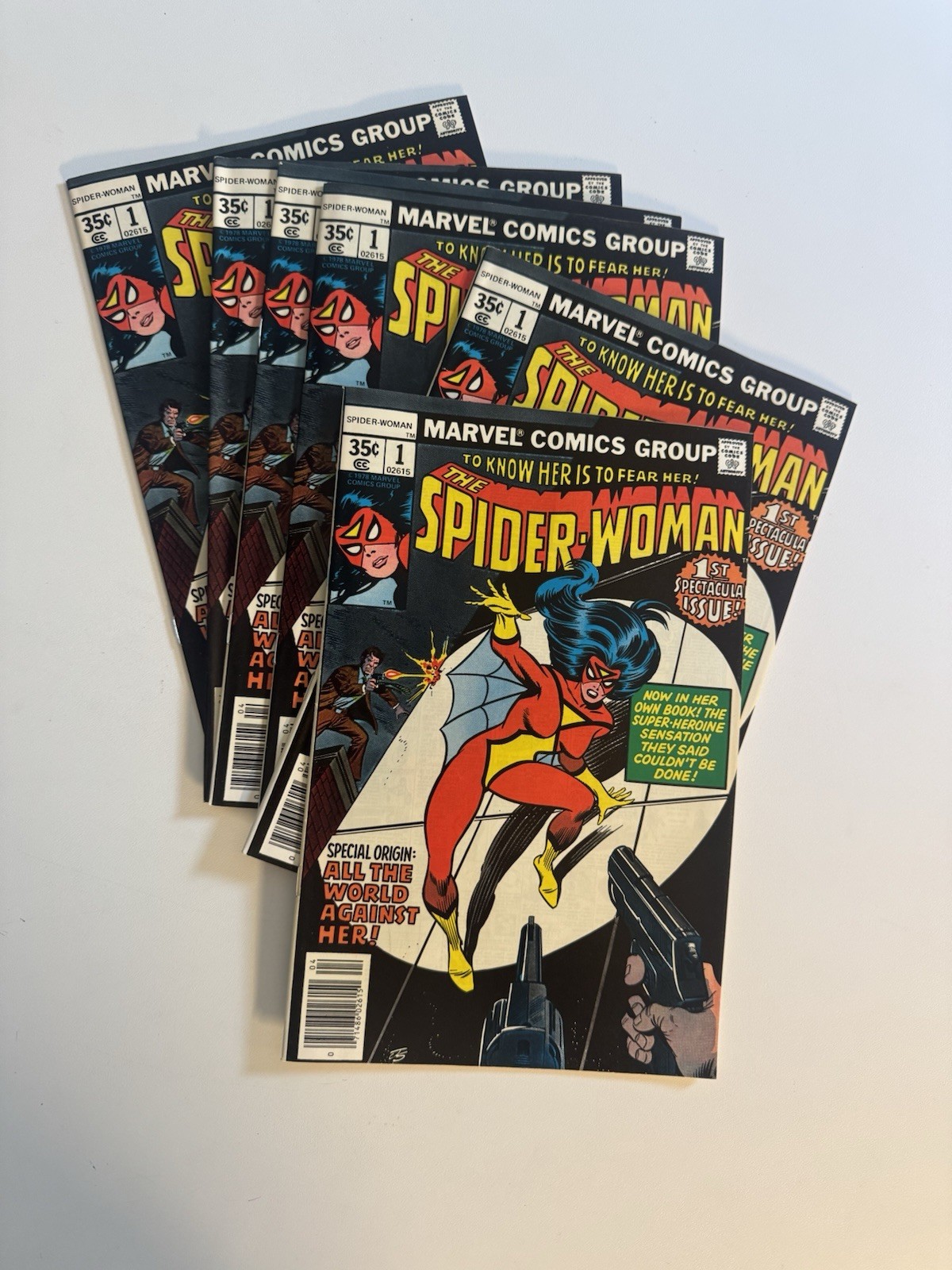 Spider-Woman #1 - 1978 Marvel Comics - Lot of 6