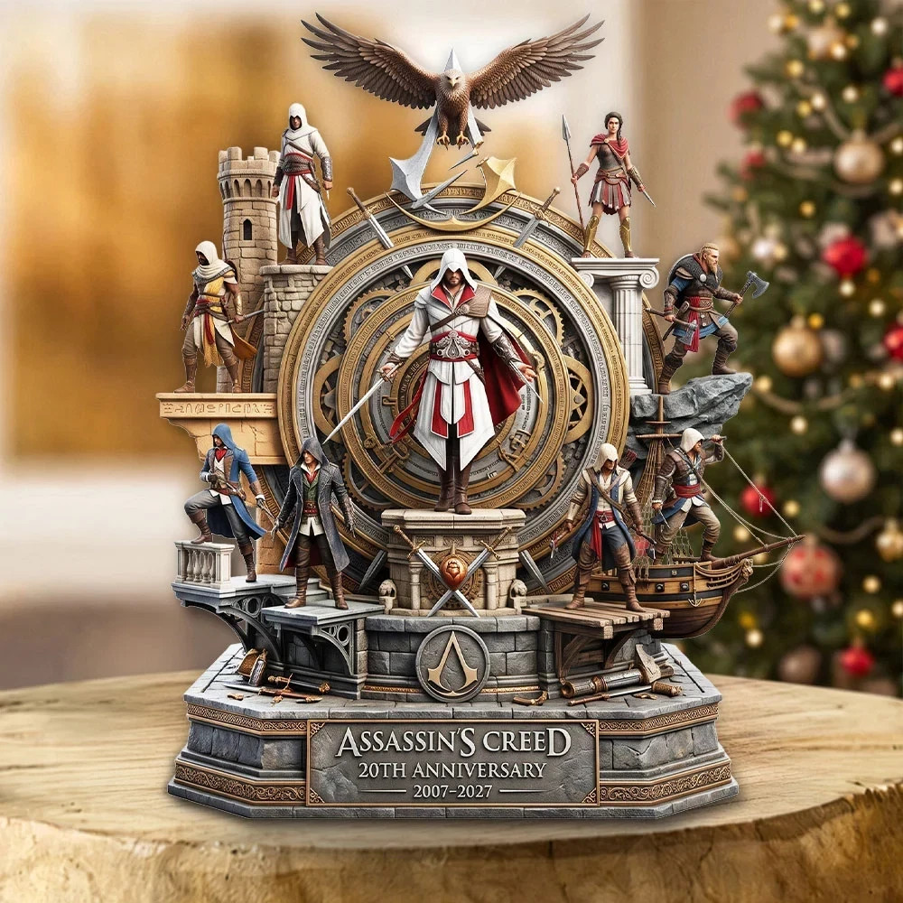 Assassin’s Creed 20th Anniversary Custom Shape Acrylic Plaque Assassin’s Creed 20th Anniversary Custom Shape Acrylic Plaque