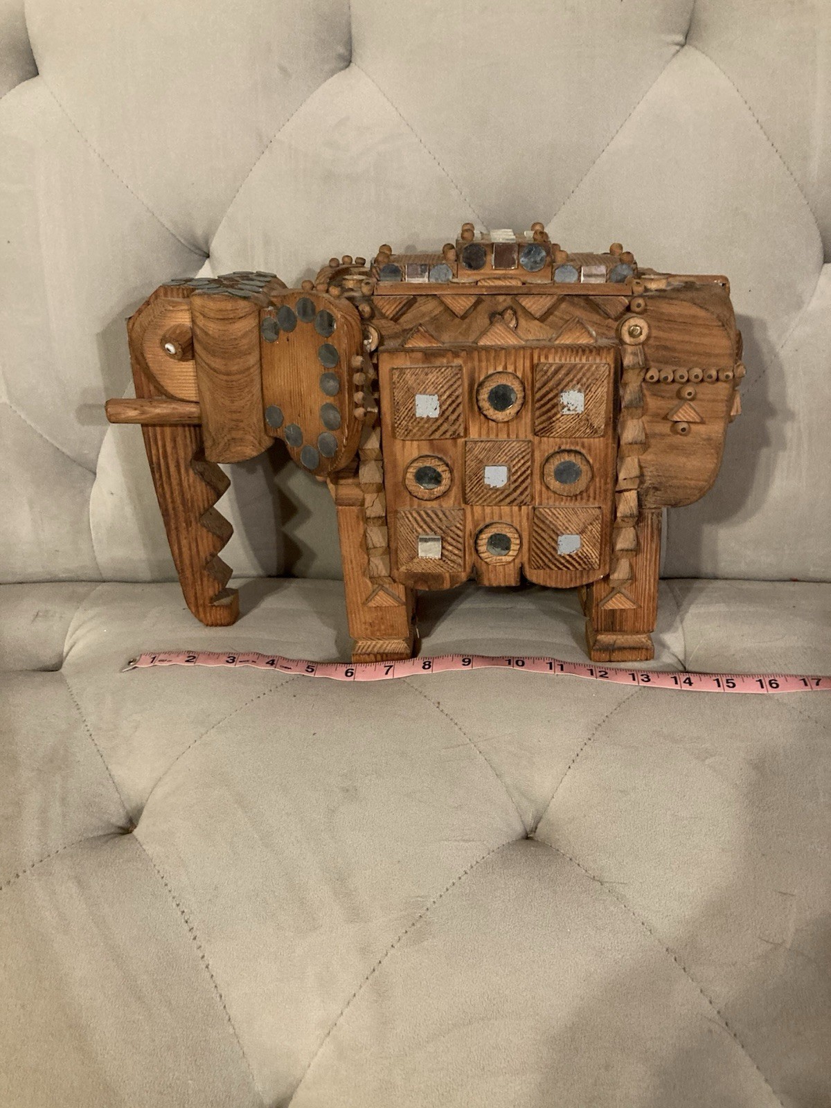 K.G. Subramanyan Original Wood Elephant