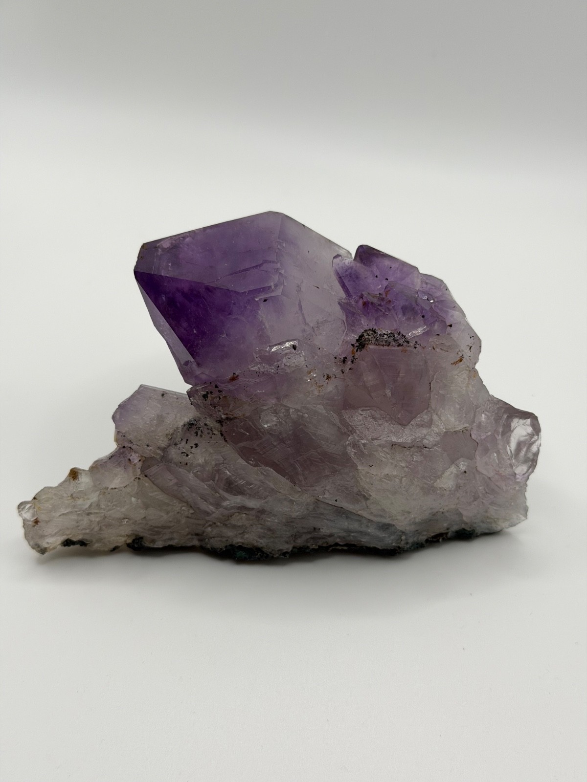 Very Nice Natural Amethyst Crystal Cluster Gemstone Geode 4.5