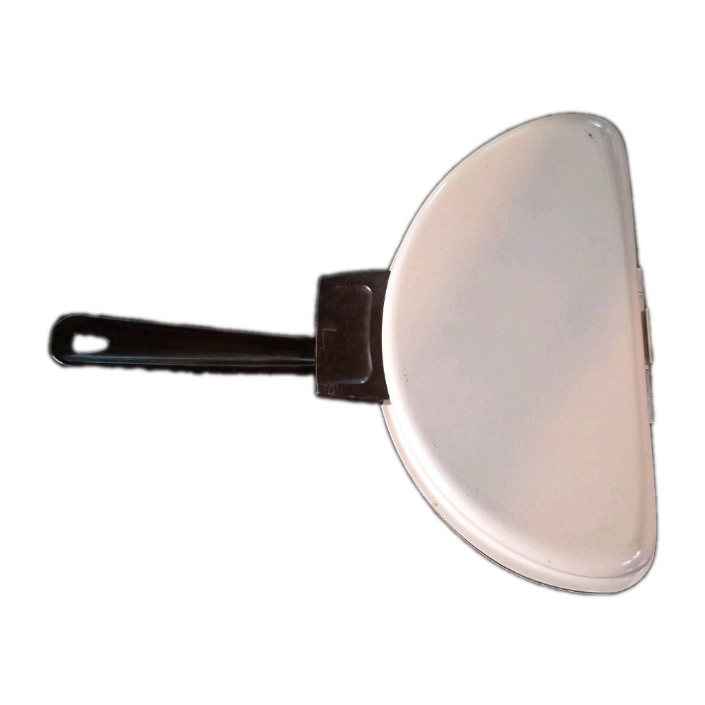 Vintage MIRRO Aluminum Folding Nonstick Omelet Pan Skillet Camping USA M-1134 Re