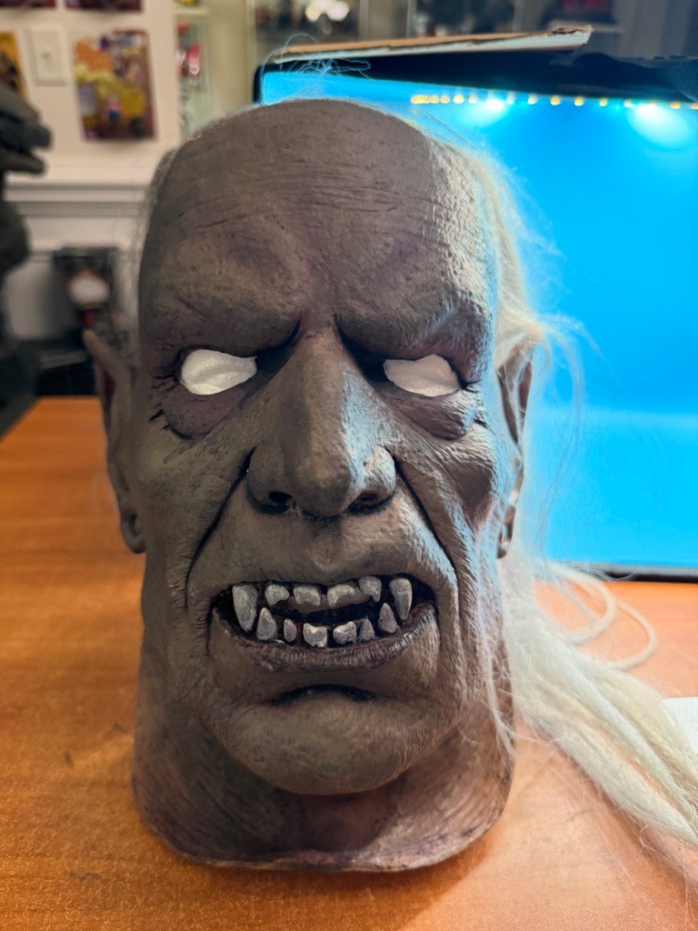 Vintage Early 1980's Horror Monster Mask Creepy