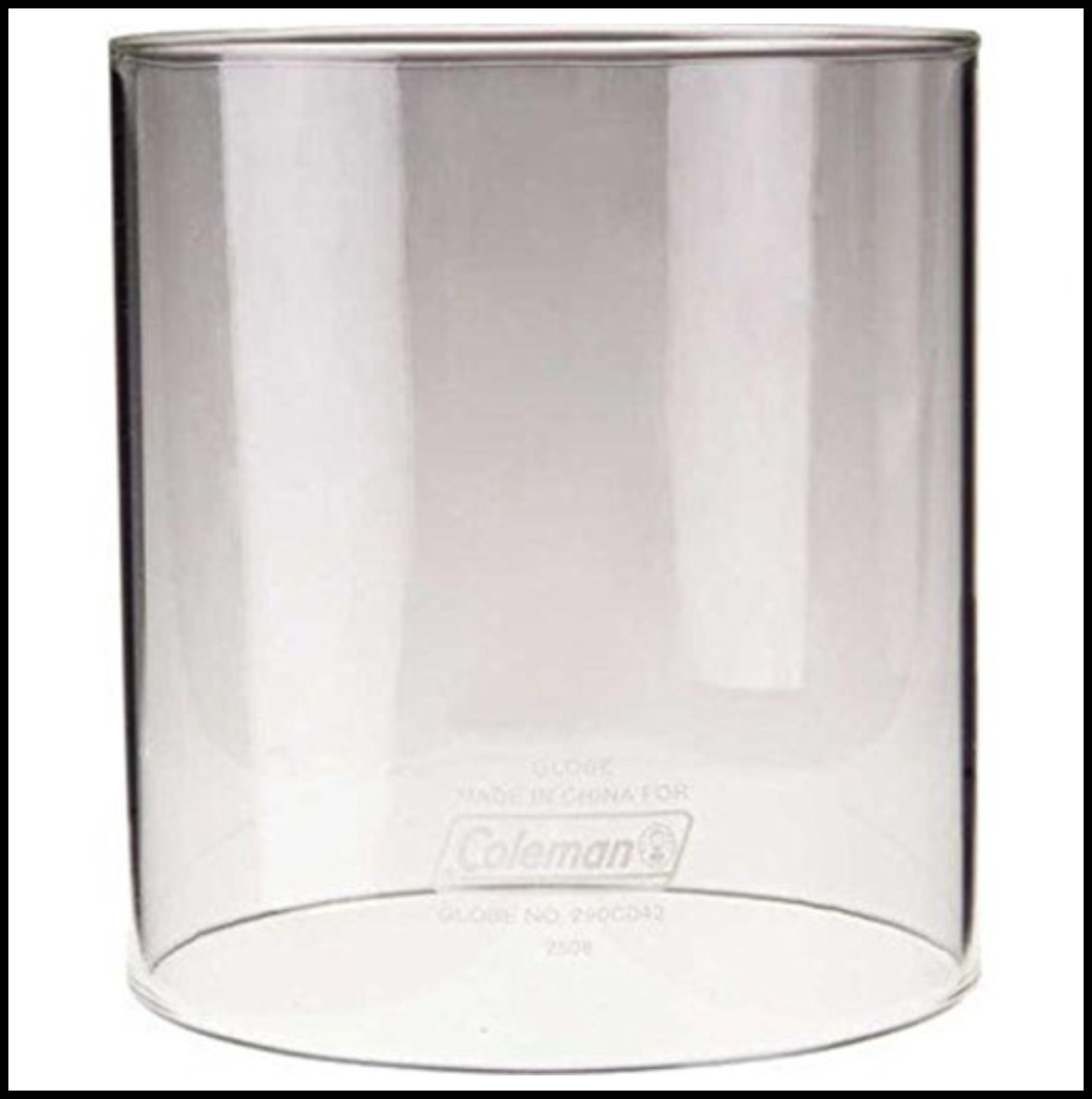Clear Glass Lantern Globe 5 3/8 Inch High 4 7/8 Inch Diameter Freestanding