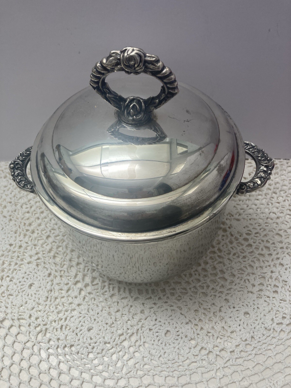 Vtg EALES 1779 Silverplate Ice Bucket