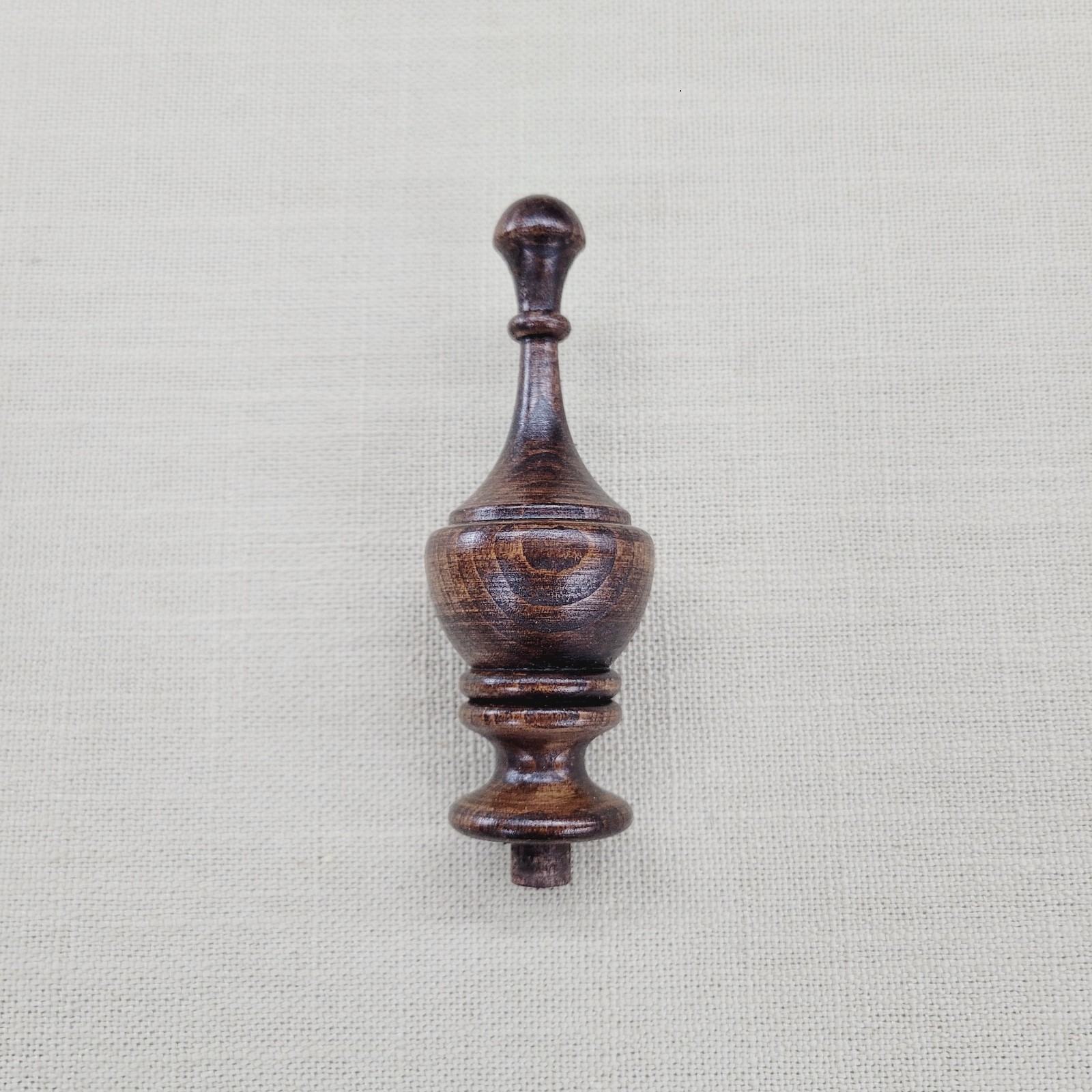 Delicate Wood Clock Finial 4