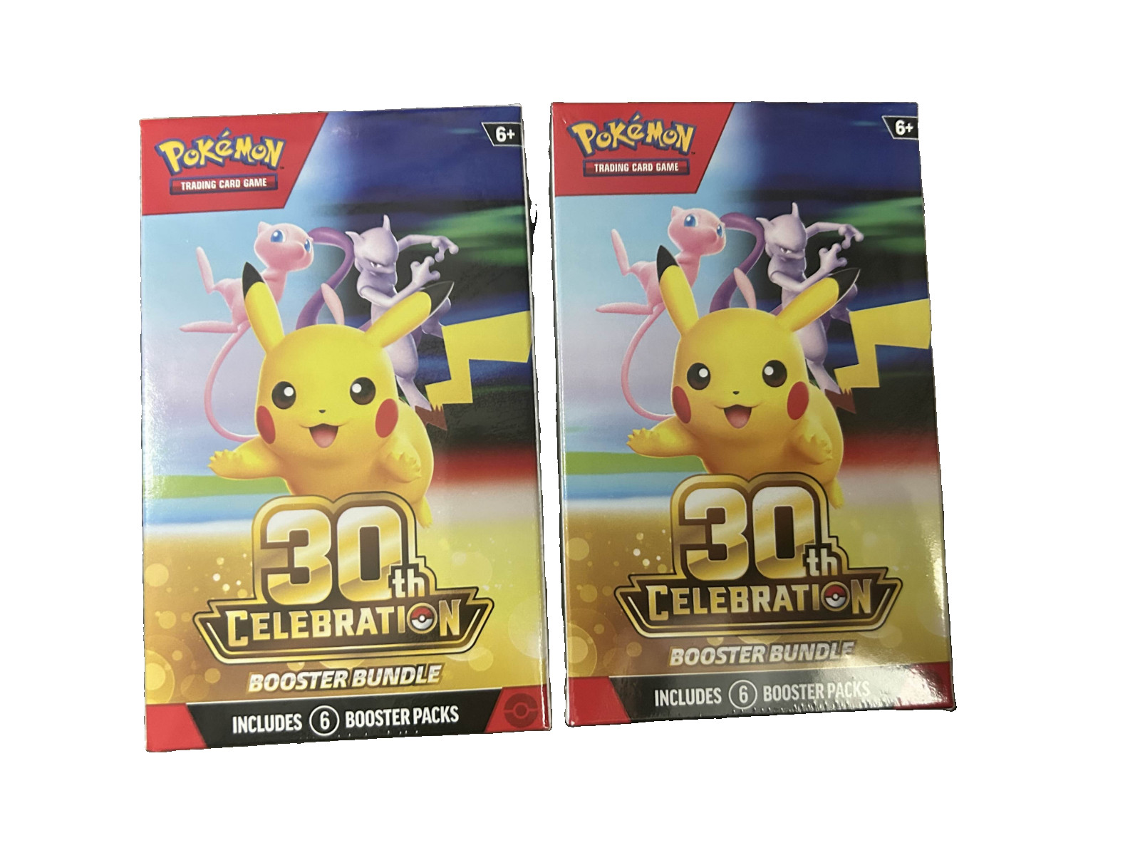 Lot of (2) Pokemon EN 30th Celebration Booster Bundle IN HAND Lot of (2) Pokemon EN 30th Celebration Booster Bundle IN HAND