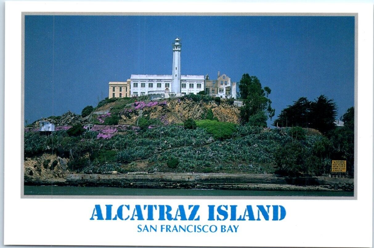 Postcard - Alcatraz Island, San Francisco Bay, California, USA