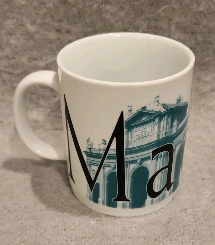 Vintage 2002 Starbucks Coffee City Mug Collector Series 20 oz - Madrid, Spain Vintage 2002 Starbucks Coffee City Mug Collector Series 20 oz - Madrid, Spain