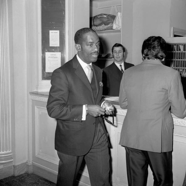Sir Eric Gairy, The Prime Minister Of Grenada, Leaves Britanni- 1970 Old Photo