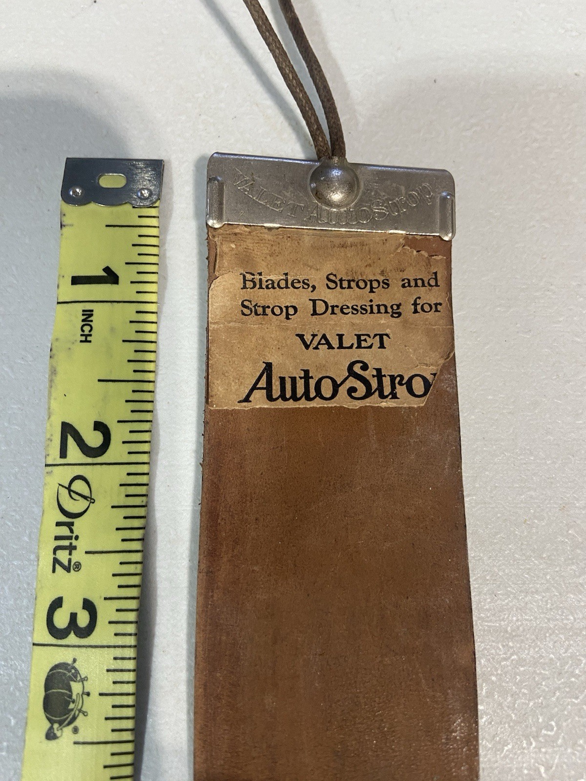 Valet Auto Strop Leather Part of Model C Made In USA Vintage GREAT Vintage Piece