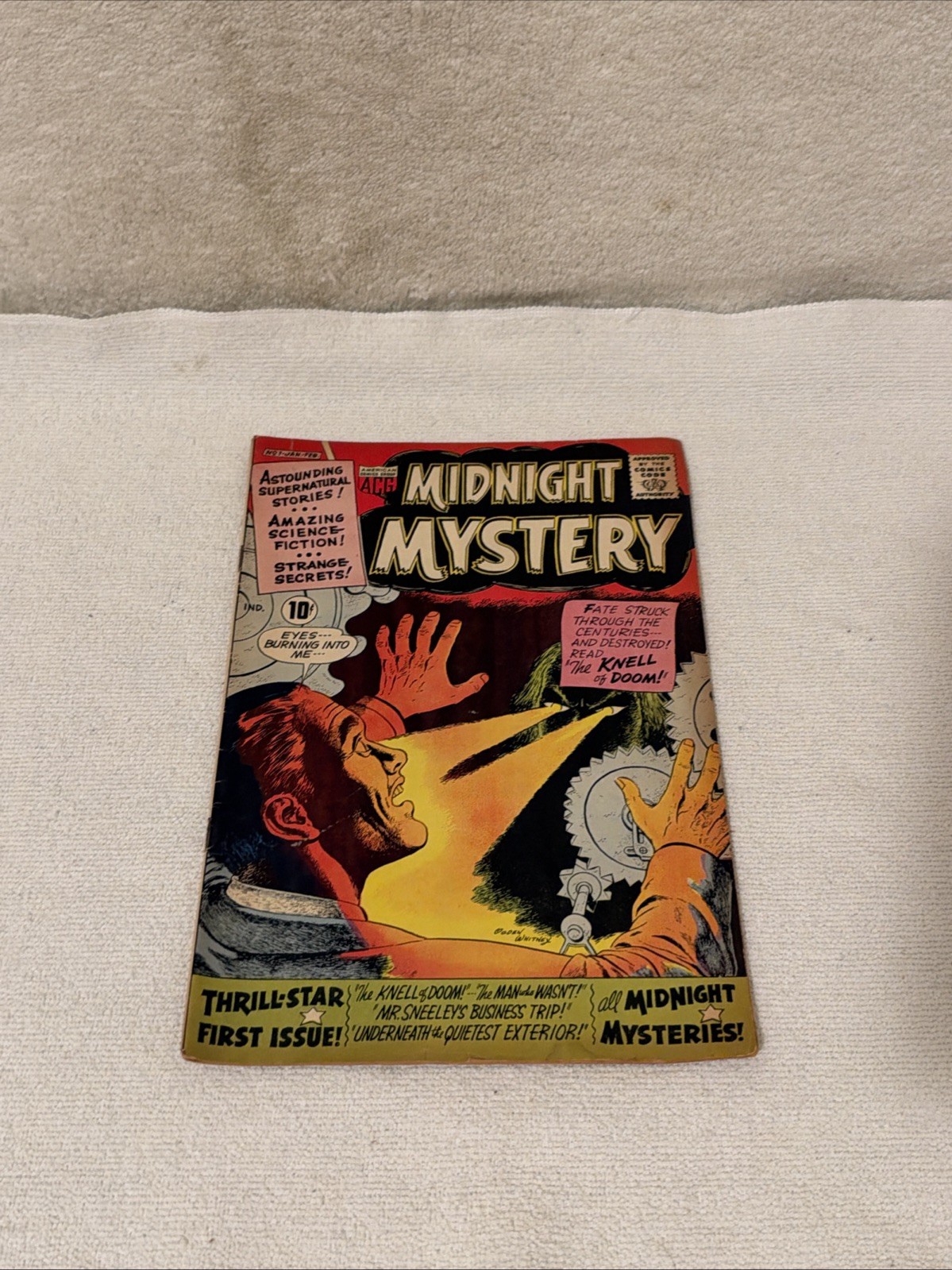 MIDNIGHT MYSTERY #1 1961 ACG Silver Age Comic Ogden Whitney Cover MIDNIGHT MYSTERY #1 1961 ACG Silver Age Comic Ogden Whitney Cover