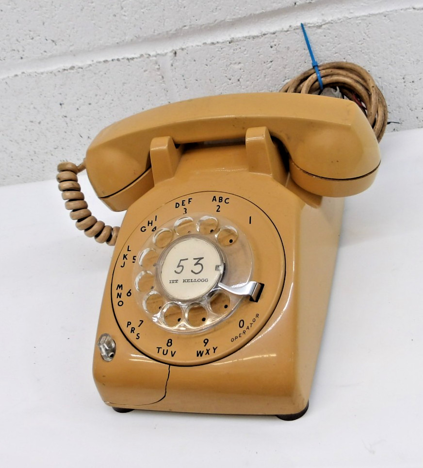 Vintage 1960's ITT Kellogg Rotary Desk  Phone.