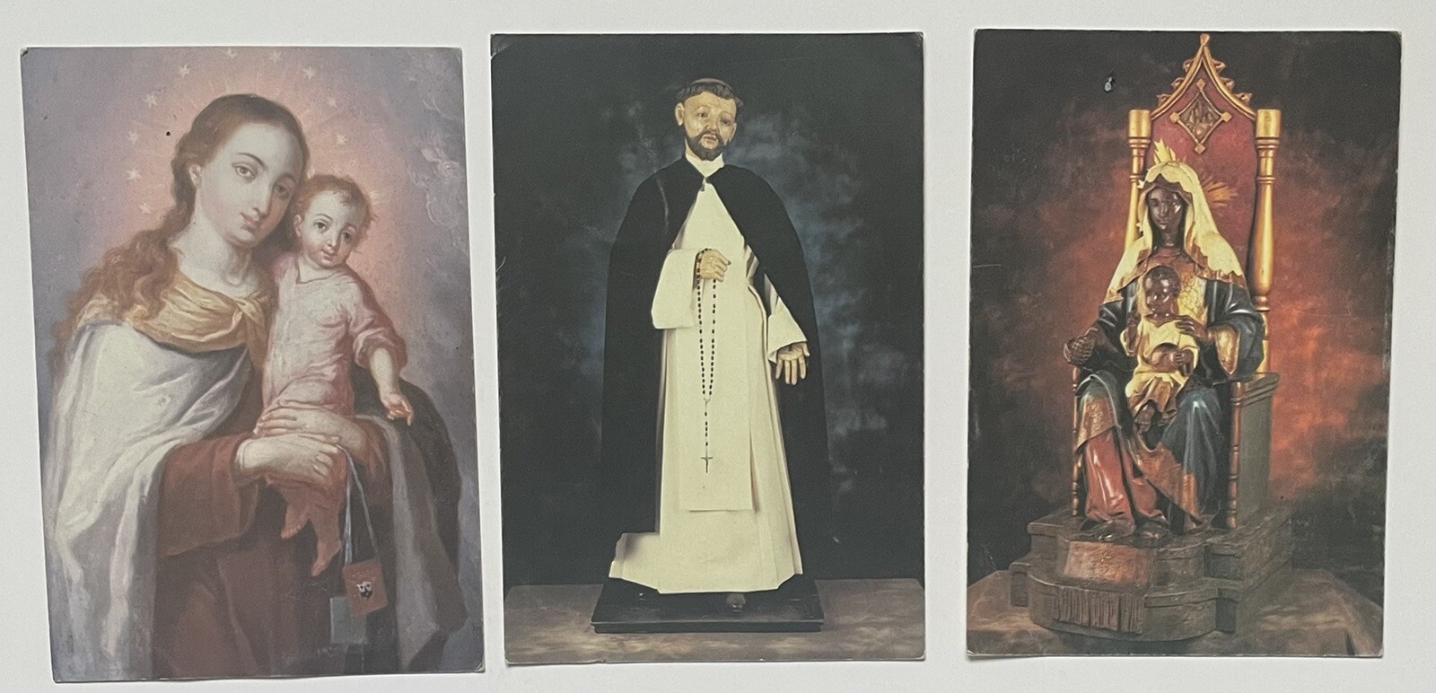 3 Postcards Museo Arte Religioso Porta Coeli Santos Campeche Puerto Rico ICP PC