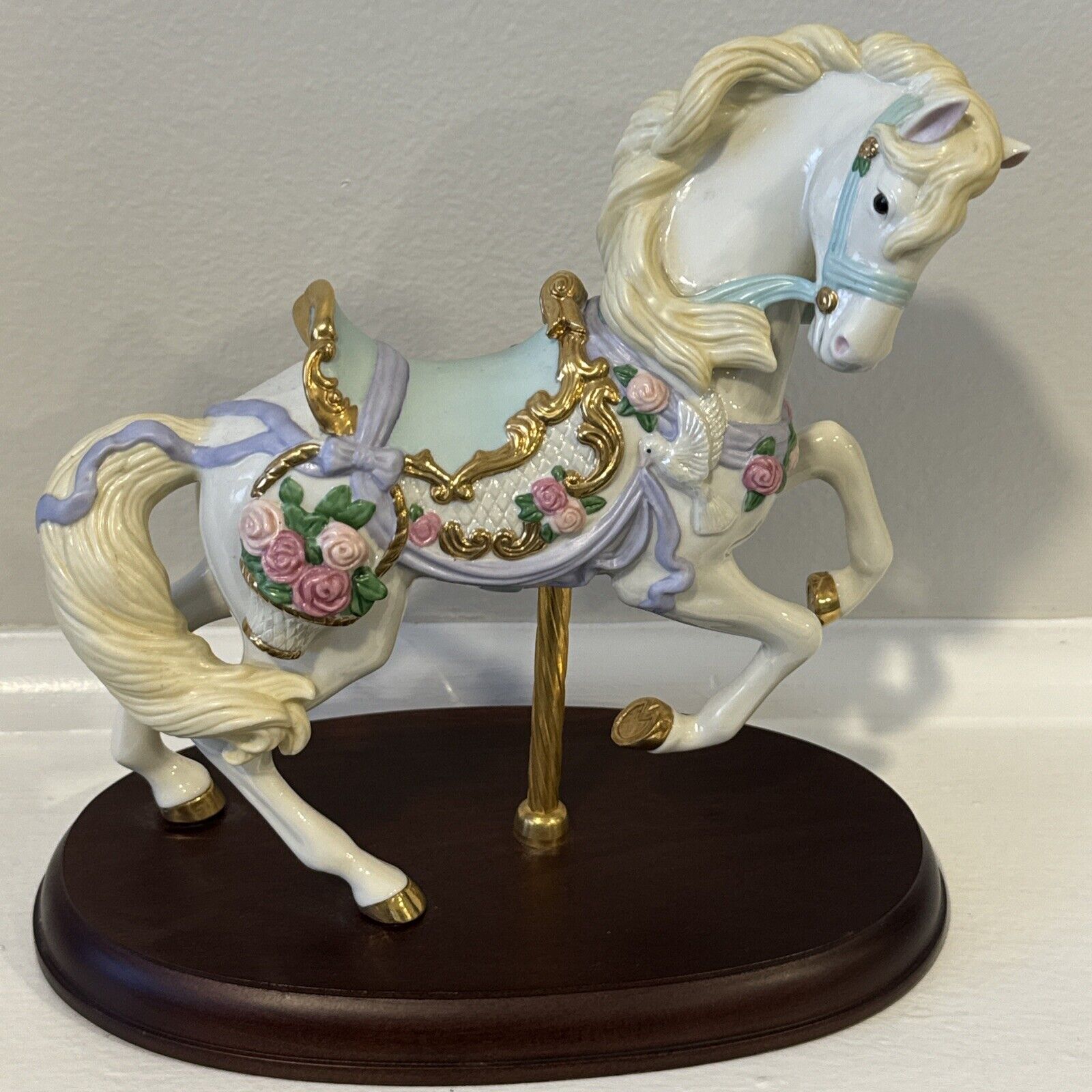 Lenox 1995 ‘Ivory Elegance’ Carousel Horse - Hand Painted Gloss