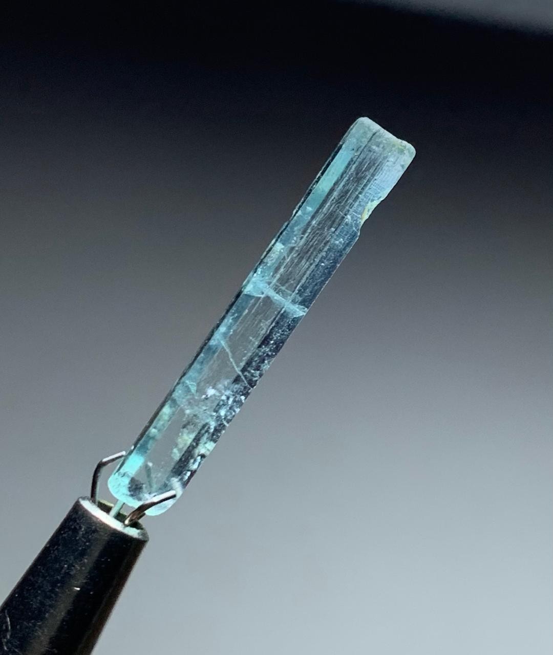 3.20 Carat Beautiful Terminated Aquamarine Crystal from Skardu Pakistan