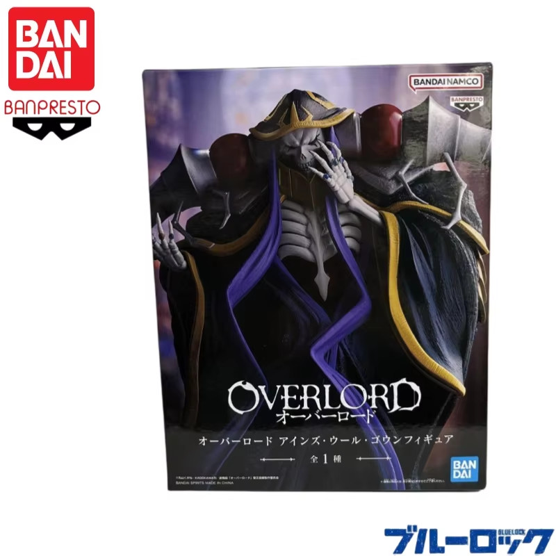 In Stock Original  Banpresto Overlord Ainz Ooal Gown Anime Characters Garage Mod