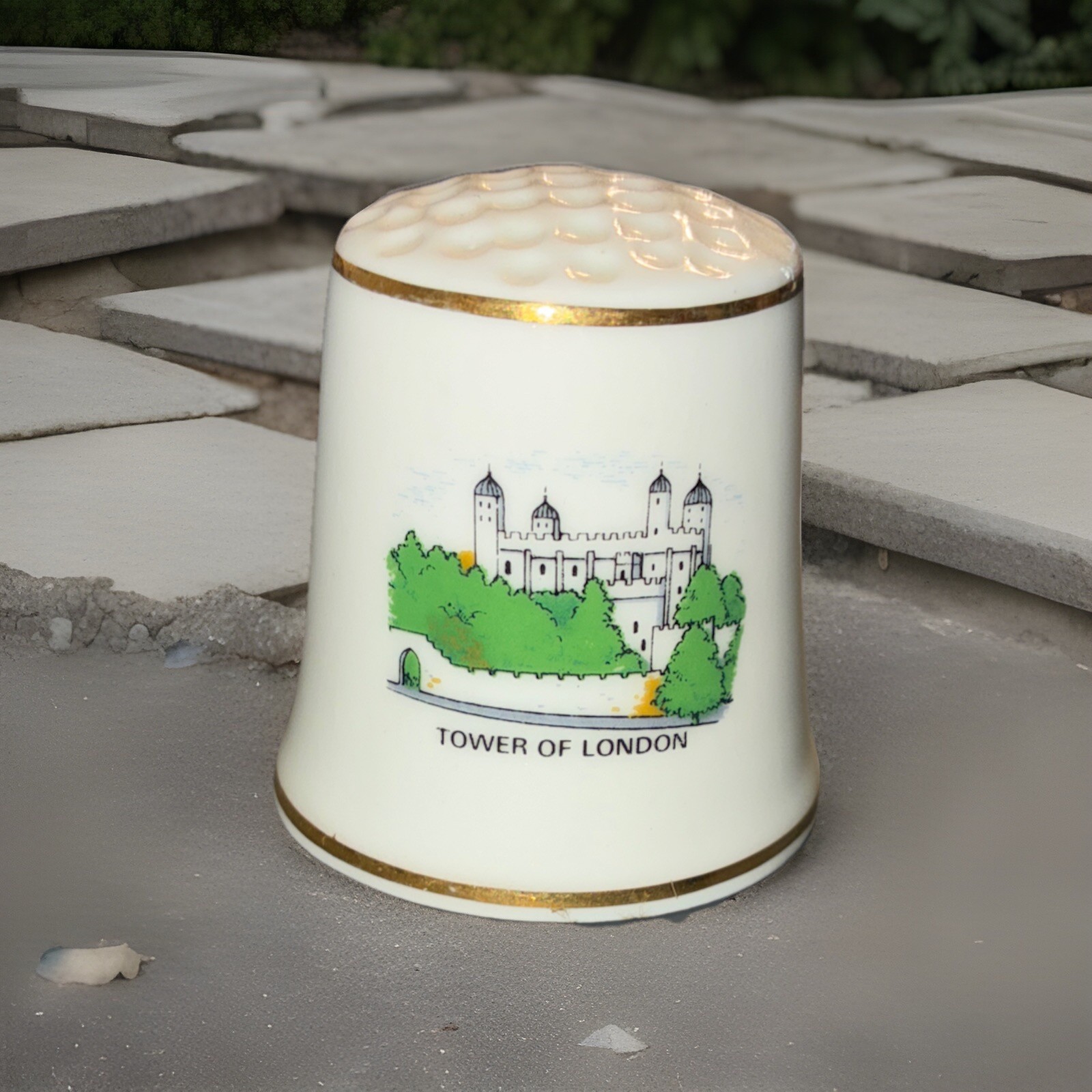 Vintage Tower Of London  Thimble LARGE IN SIZE