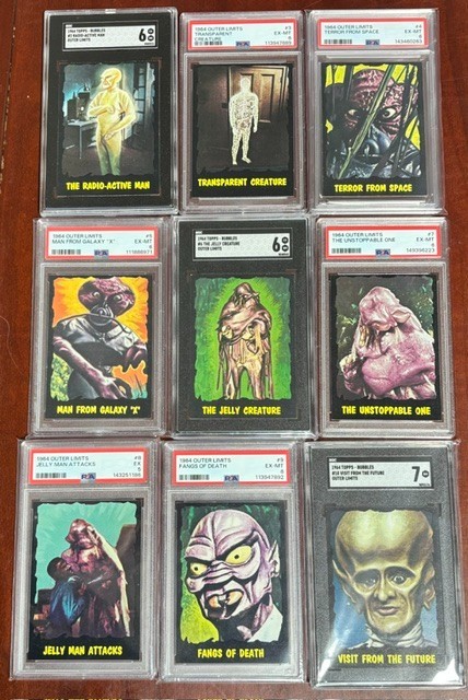 1964 Outer Limits GRADED SET Near Set 49/50 PSA/SGC HIGH GRADE