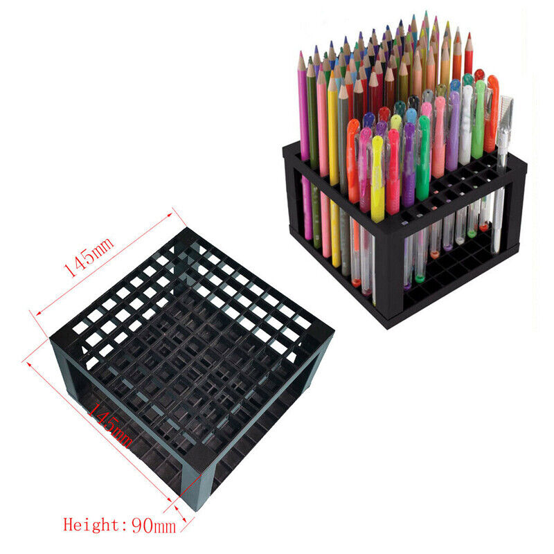96 Hole Plastic Pencil & Brush Holder Storage Tool for Art Brushes Pen
