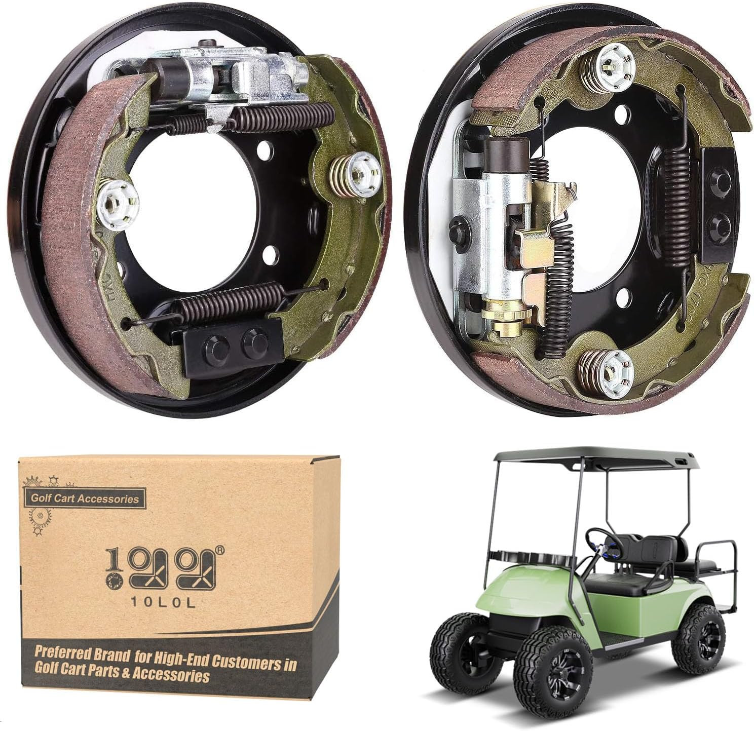 Brake Assembly for EZGO TXT PDS, for Yamaha G14 G16 G19 G20 G21 G22 Golf Cart, D