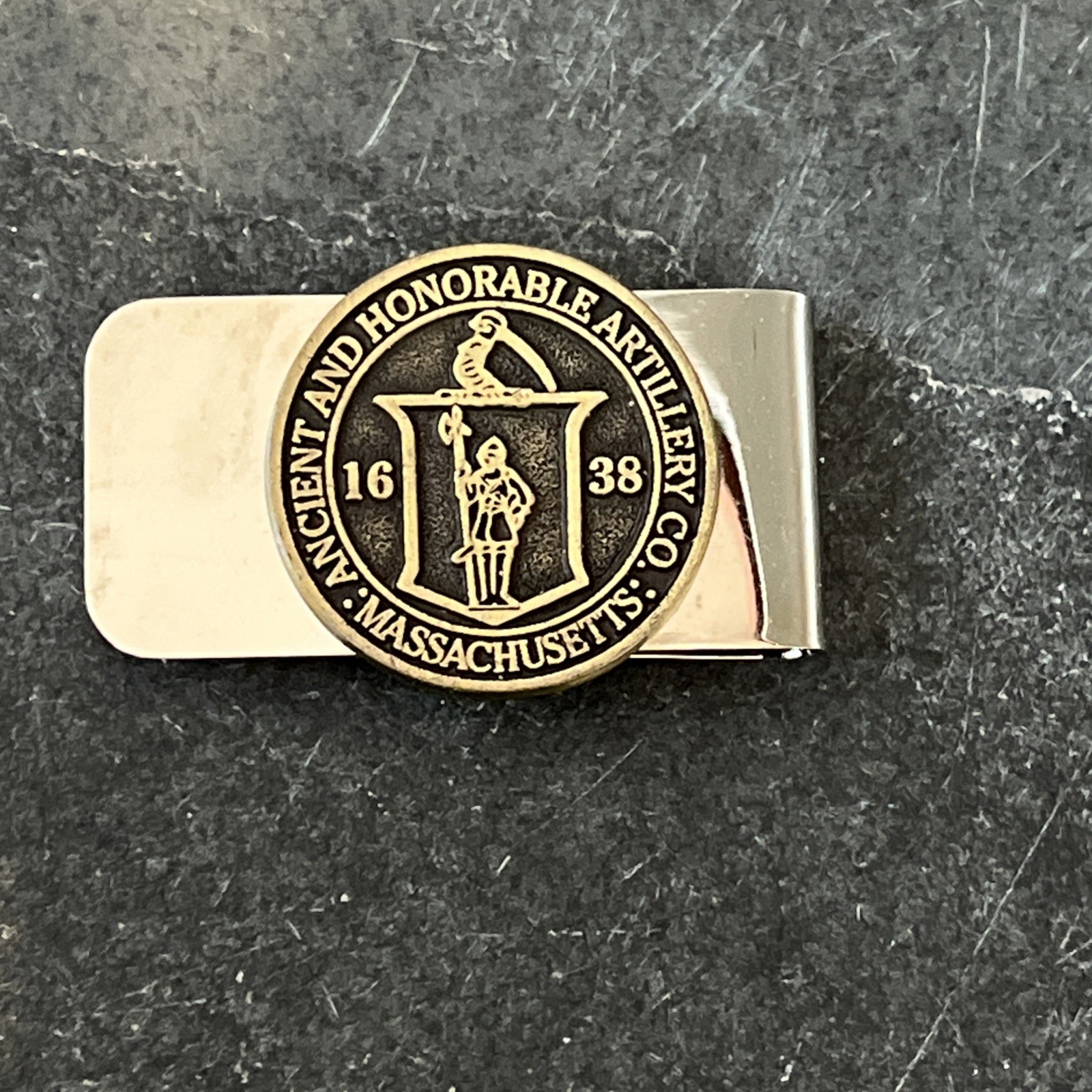 Massachusetts Ancient And Honorable Artillery Co. Metal Money Clip NEW