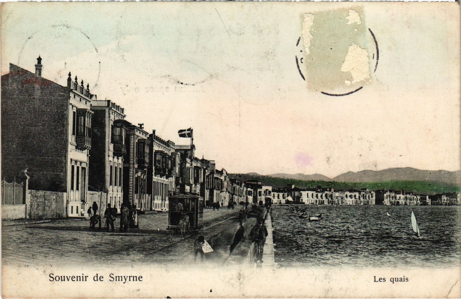 PC TURKEY SOUVENIR DE SMYRNE - LES QUAIS (a76748)