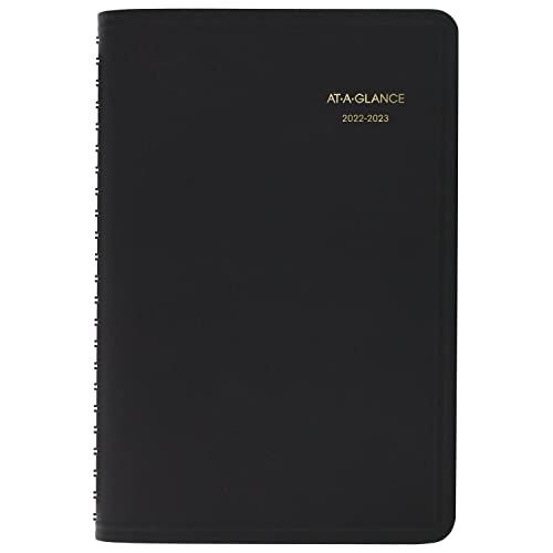 AT-A-GLANCE 2022-2023 Planner, Daily Academic Appointment Small (Daily), Blue 
