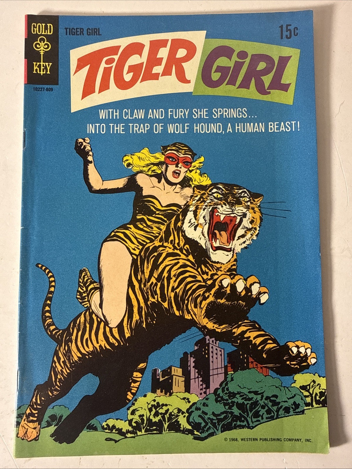 Western Publishing Tiger Girl #1 Gold Key Silver Age 1968 Western Publishing Tiger Girl #1 Gold Key Silver Age 1968
