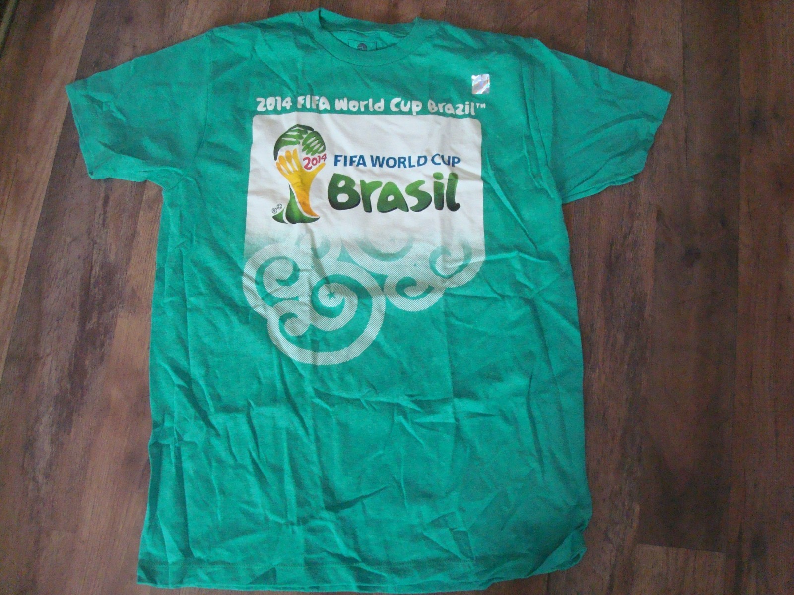 MEDIUM BRASIL BRAZIL WORLD CUP MENS T-SHIRT SHIRT  DEADSTOCK  VINTAGE ST1