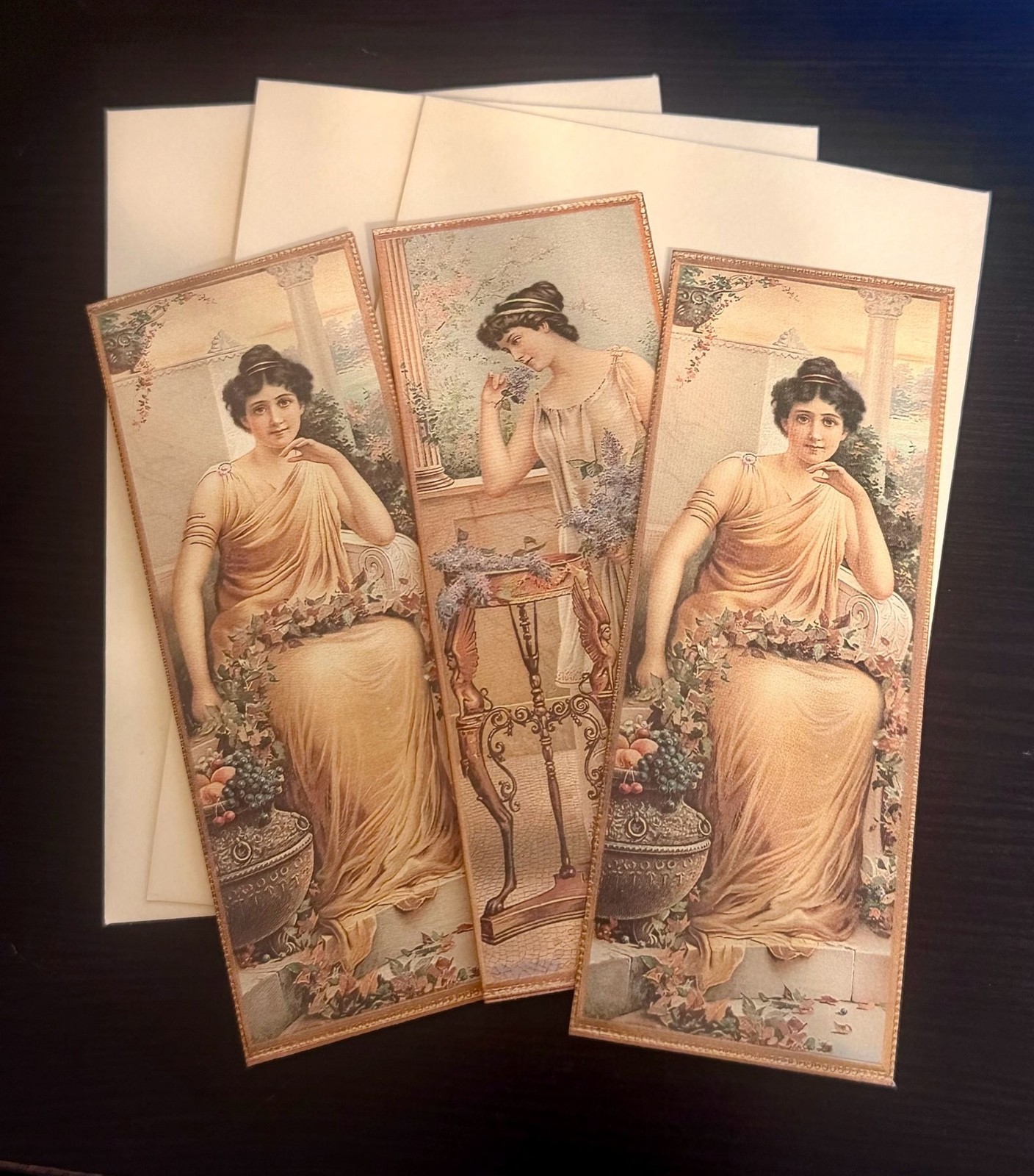 Vtg 1988 Smithsonian Institution  Victorian Note To/From Cards. Envelopes