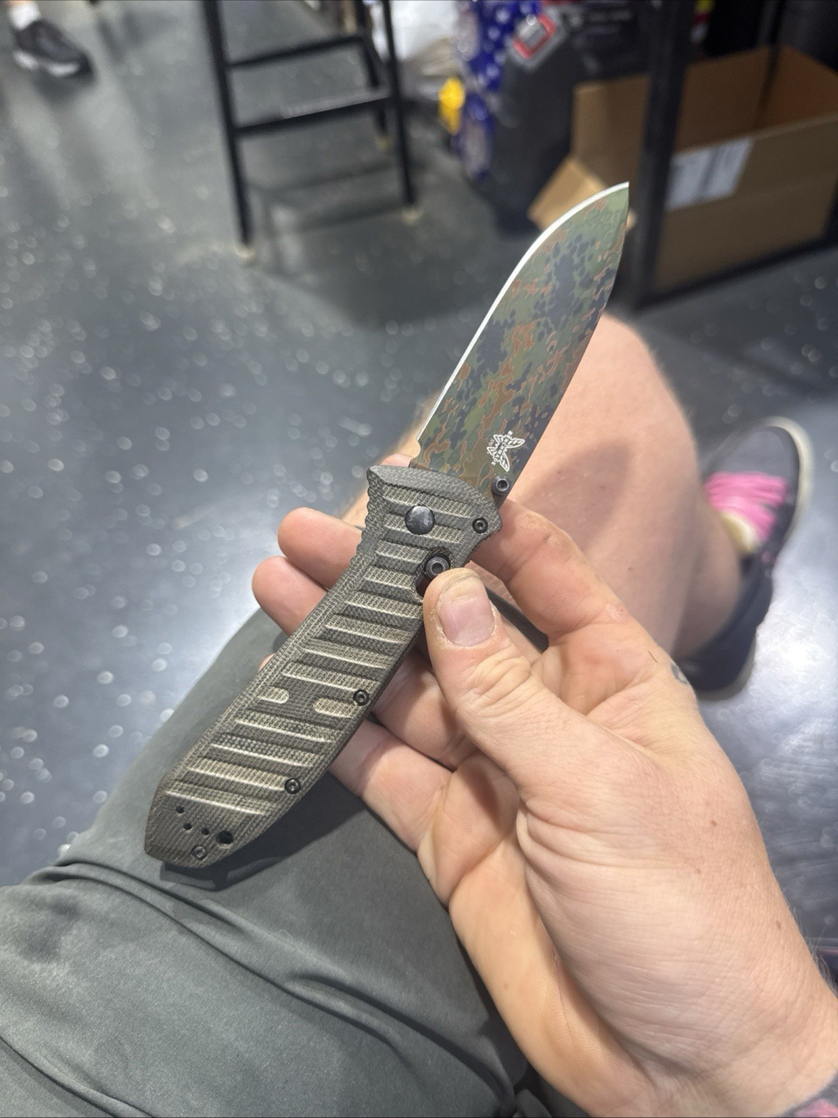 Benchmade SHOT Show 2026 Presidio II 570CAMO-2601 Milled ODG Micarta Camo S30V