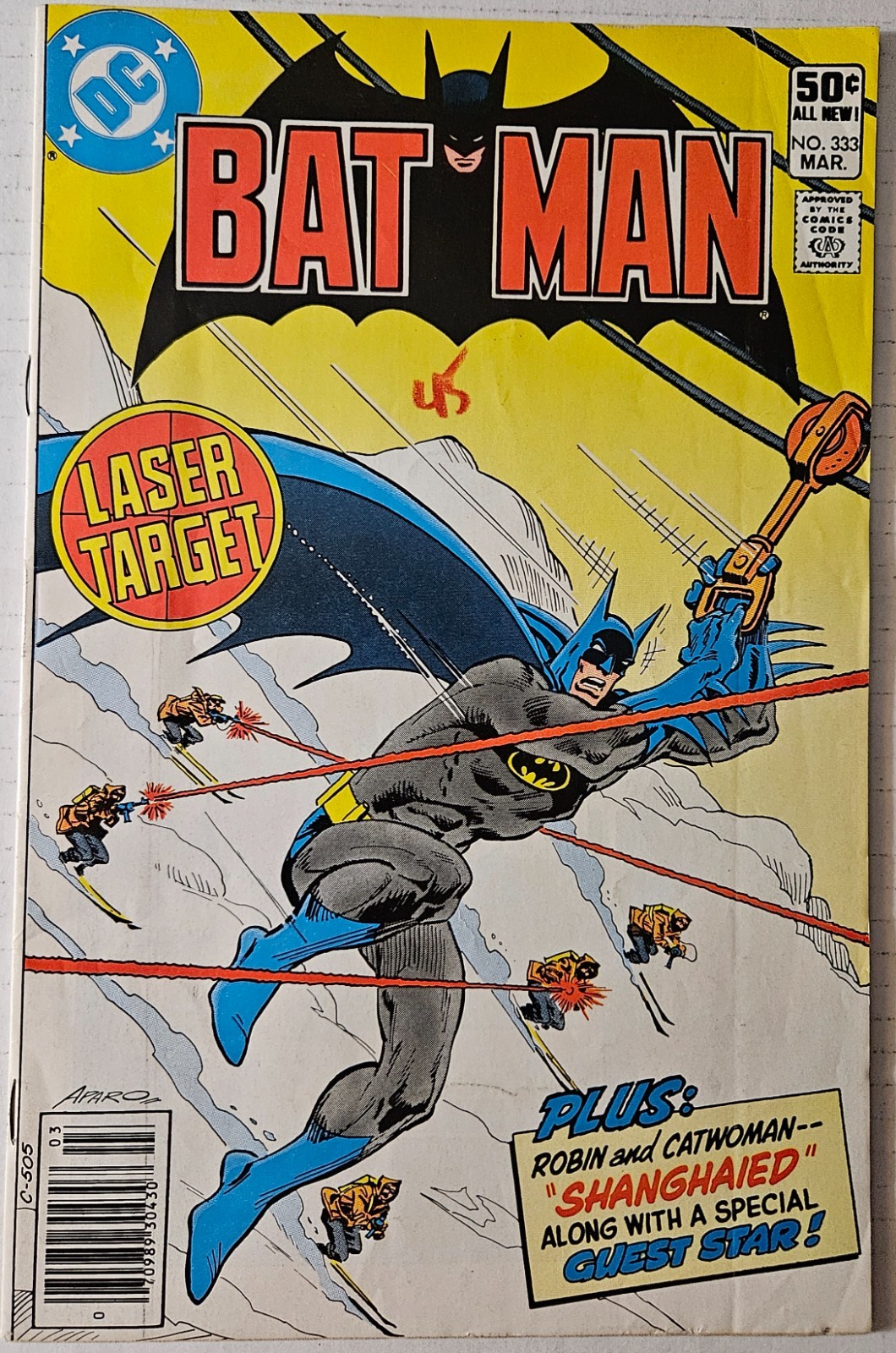 Batman #333, DC Comics, 1981.  Fine. Newsstand.