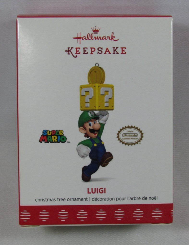 2017 HALLMARK KEEPSAKE SUPER MARIO LUIGI LIMITED ORNAMENT NEW IN BOX W